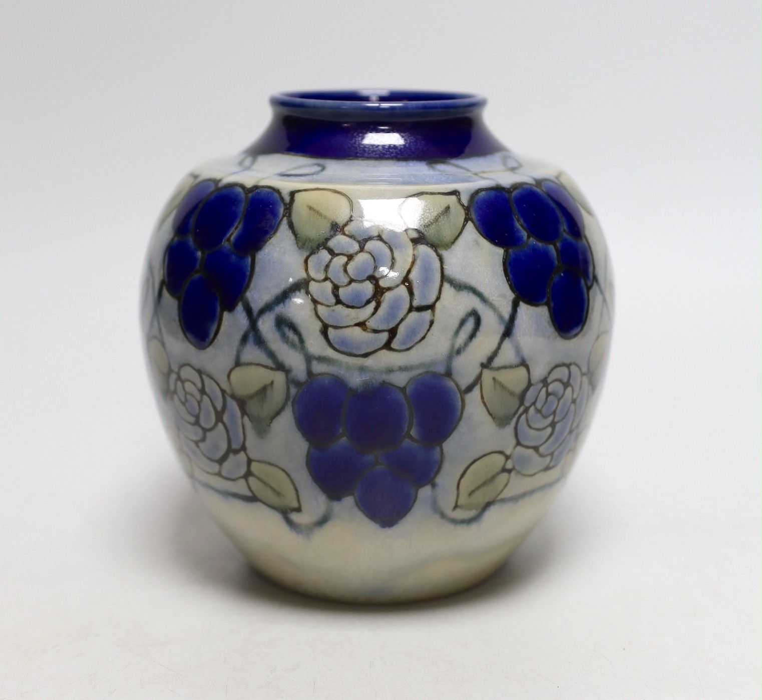 A Doulton Lambeth stoneware jar, 15cms high